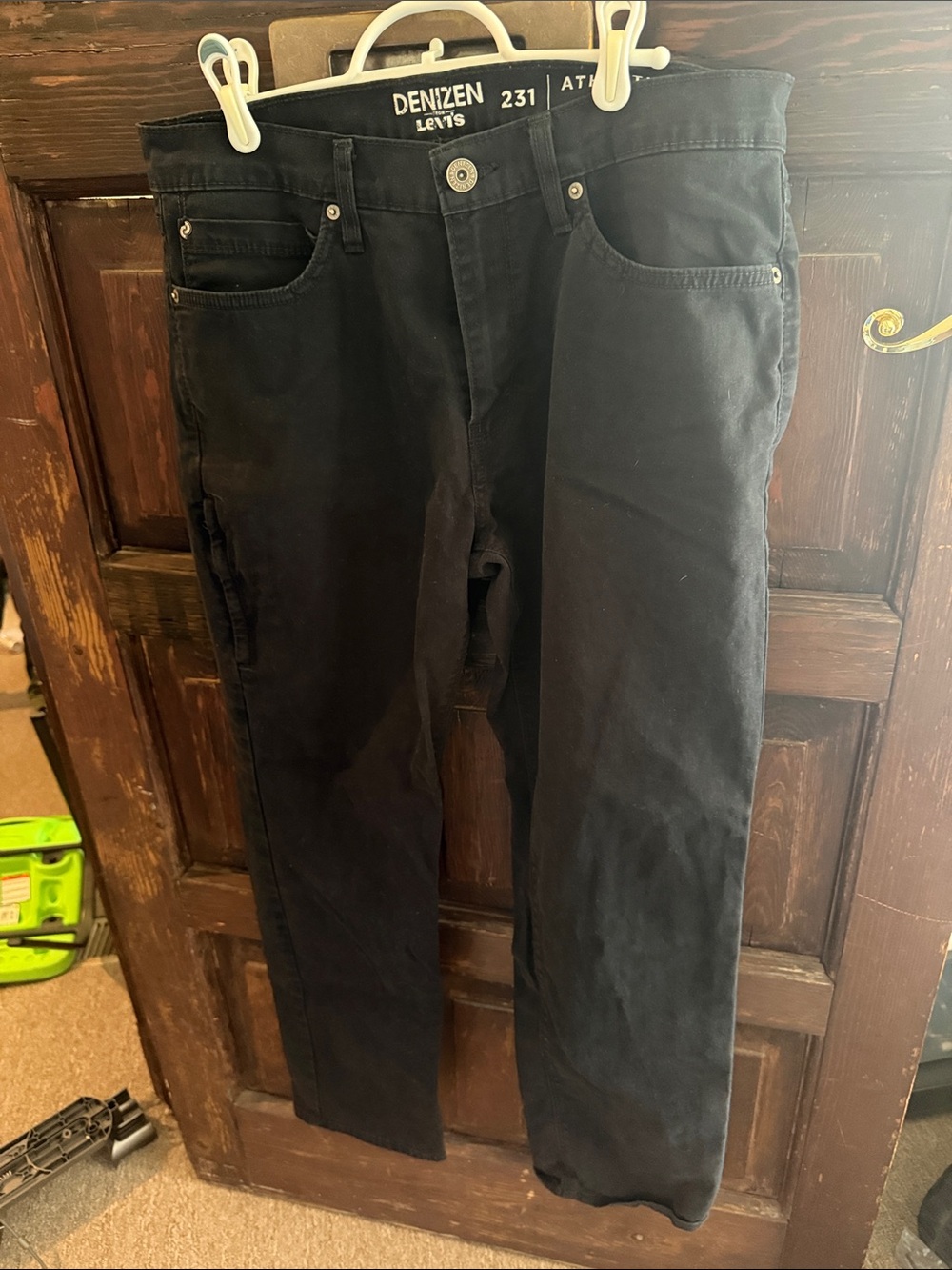 Denizen from Levi's Dark Black Denim Jeans